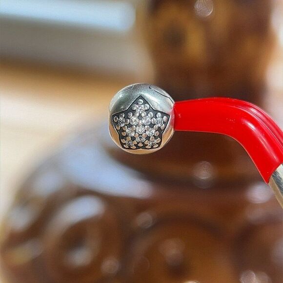 Pandora Cz Star Clip Charm - Picture 2 of 3